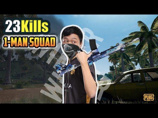 PUBG MOBILE: RRQ.Senior 1-Man Squad l 23kills l SANHOK