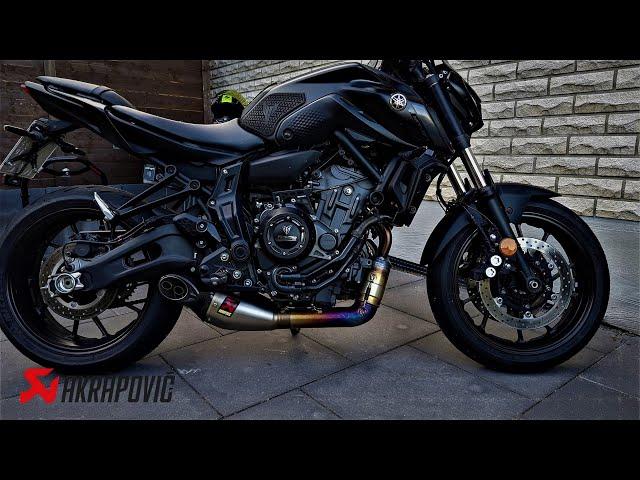 How to: Yamaha MT07 2021 Akrapovic Exhaust Install