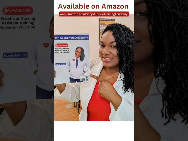 Pass the Certified Nursing Assistant (CNA) Exam with Nurse Eunice #CNAbook #CNAvideo #NurseLife