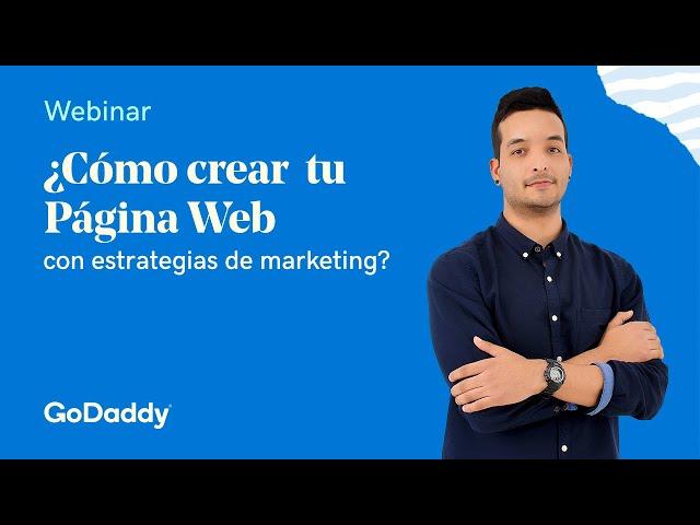 ¿Cómo crear una página web en GoDaddy? ▶ Webinar  