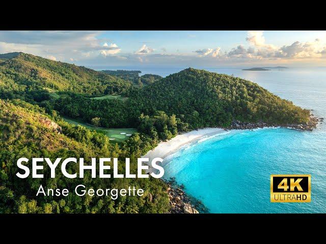 Seychelles   - Anse Georgette in 4K - 10 Minute Mindfulness Meditation in Paradise