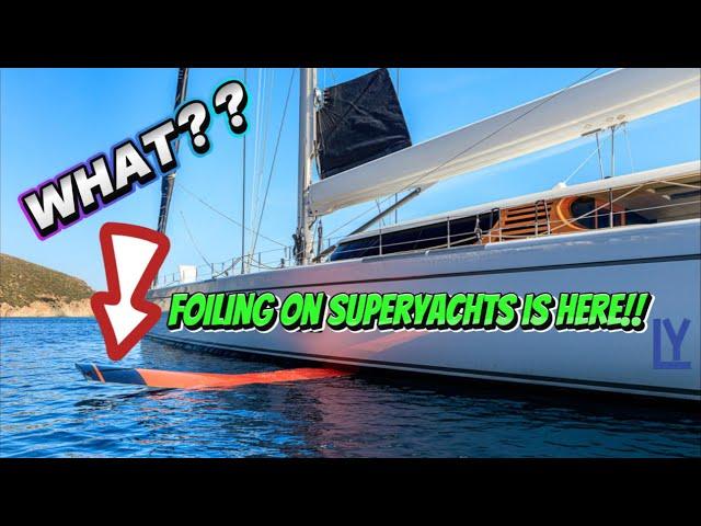 142ft. FOILING SUPER SAILING YACHT! Baltic- CANOVA!