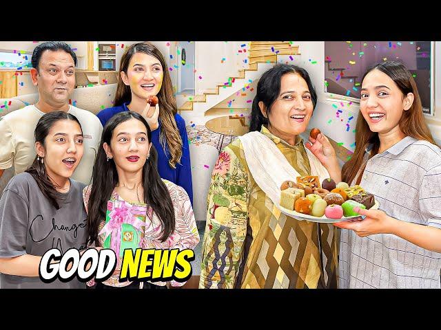 Good News Ki Mithayi Sabko Khila Di|Ghar Walay Khushi Sai Excited Hogaye|Sistrlogy