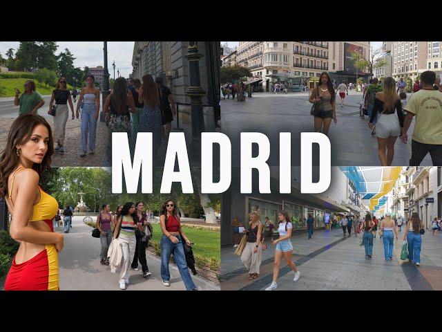 Madrid, Spain 4K Walking Tour | Retiro Park, Gran Via, Puerta del Sol, Royal Palace & More