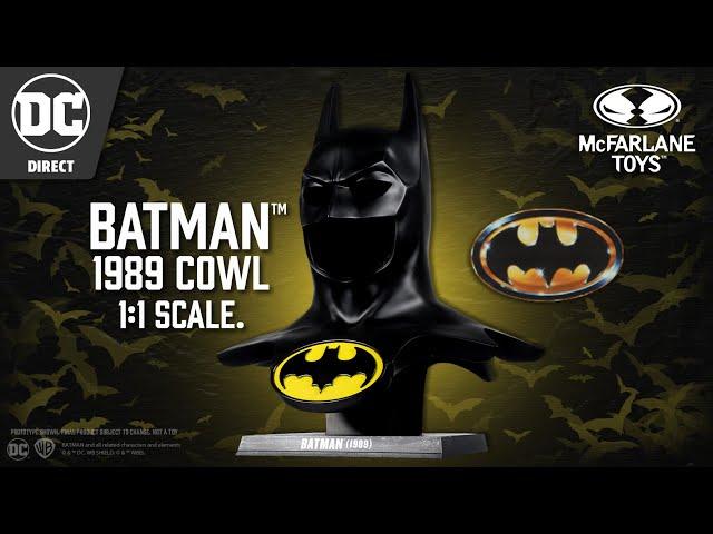 NEW DC Direct™ Batman™ (1989) Cowl 1:1 Scale Replica | Action Figure Showcase