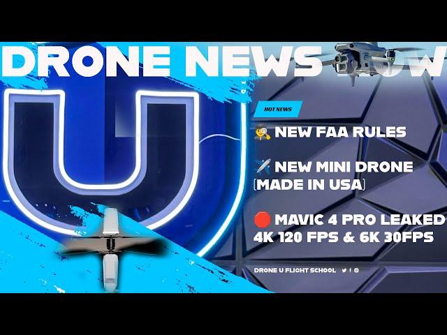 Mavic 4 Pro Film Modes & New FAA rules Leaked + American Mini drone