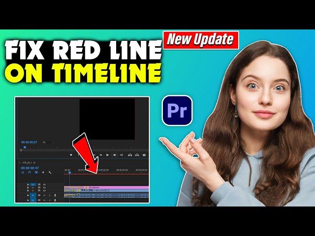 How To Fix Red line on timeline In Premiere pro (100% Solved)