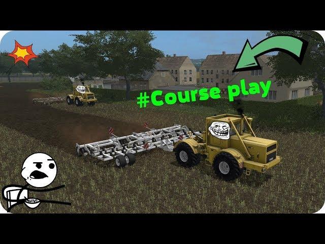 РАБОТА В ДВА К-700А!!! =#Courseplay=