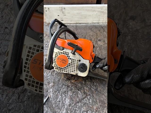 Ремонт бензопилы Stihl MS 180 (загнутый шатун, задиры на поршневой) (часть 4)