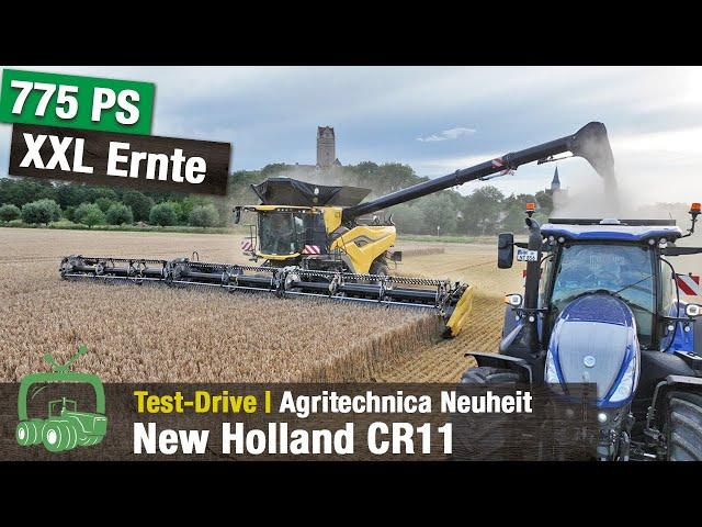 New Holland CR11 Test-Drive | Neuer XXL Mähdrescher | Werksrundgang Zedelgem | CR10 | Landwirtschaft