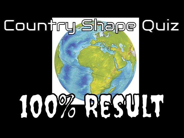 Country Shape Quiz Answers | 100% Result Guarantee | Quizdiva