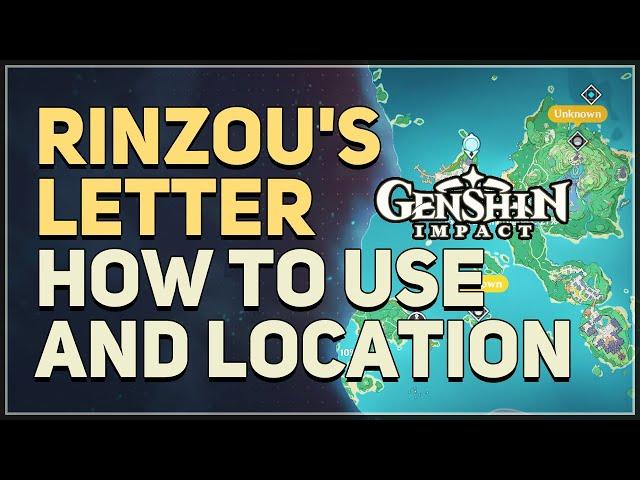 Rinzou's Letter Genshin Impact