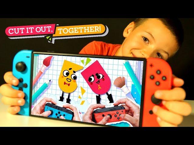 SnipperClips Nintendo Switch Cooperative Gameplay