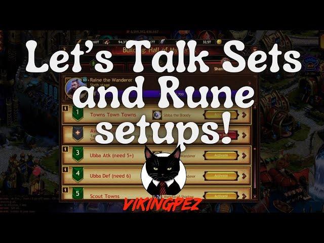 Let's Talk Sets and Rune Setups! / Vikings: War of Clans