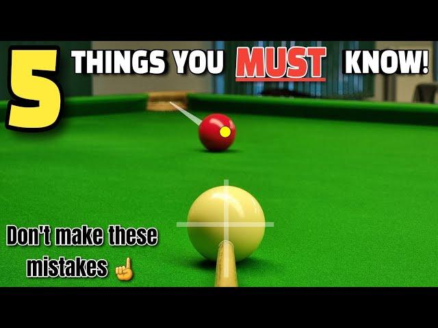 Why You Don't Improve At Snooker | Common Mistakes