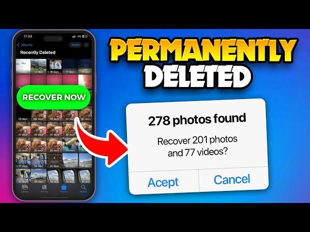  How to RECOVER Permanently Deleted Photos and Videos on iOS (iPhone/iPad)