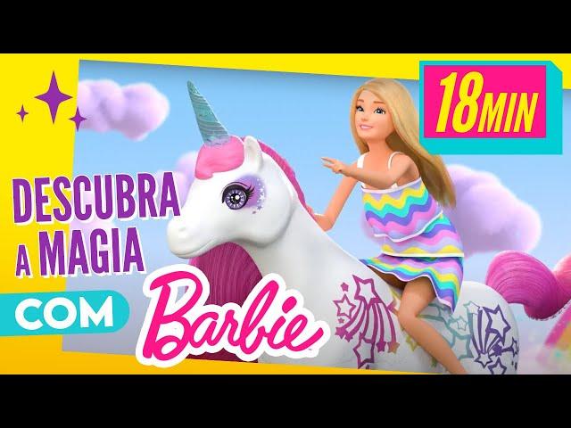 MARATONA AVENTURAS MÁGICAS COM A BARBIE!  | Desenho Da Barbie Em Português