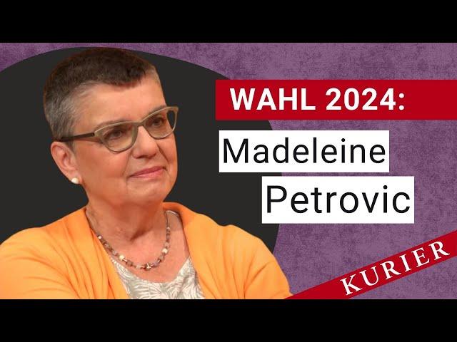 Madeleine Petrovic, LMP: "Werde FPÖ wahrscheinlich Stimmen wegnehmen"