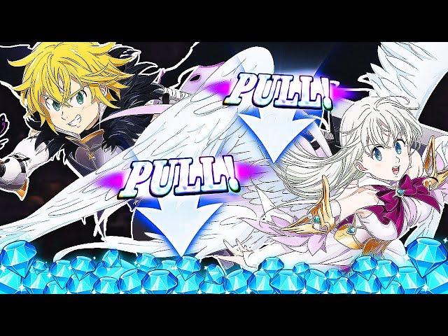 OMG BEST NEW YEARS FESTIVAL MELIODAS & ELIZABETH LIVE SUMMONS!! CAN WE 6/6?! [7DS: Grand Cross]