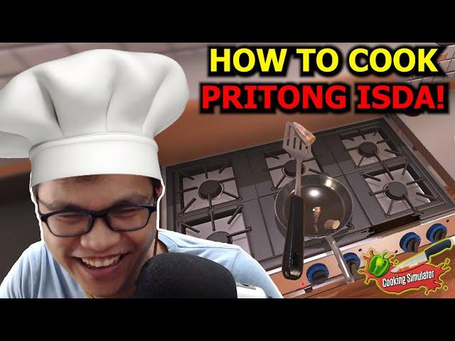 HOW TO COOK PRITONG ISDA by Jazon! Haha! | Cooking Simulator (BISAYA)