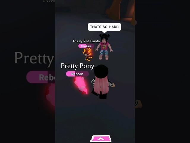 She wanted to TAKE AWAY my Neon Pony #roblox #adoptme #shorts #adoptmeroblox #mdqroblox