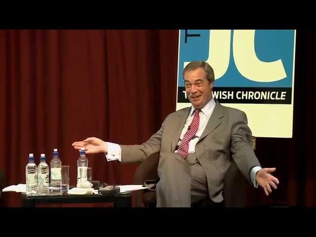 The Jewish Chronicle interviews Nigel Farage of UKIP