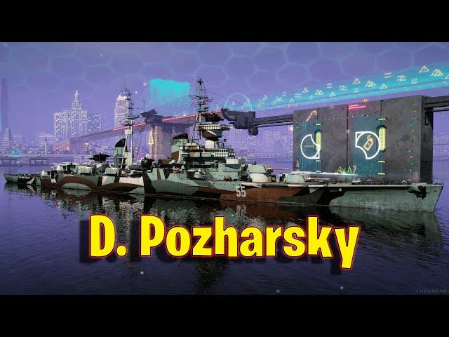 Meet The Dmitry Pozharsky! Tier 7 Russian Cruiser in World of Warships Legends!