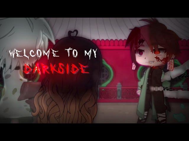 “ welcome to my darkside “ | demon slayer | gacha | dkt au! | ft. sanemi & obanai