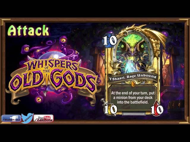 Y'Shaarj, Rage Unbound WotOG Card Sounds in English - HearthStone Whispers of the Old Gods