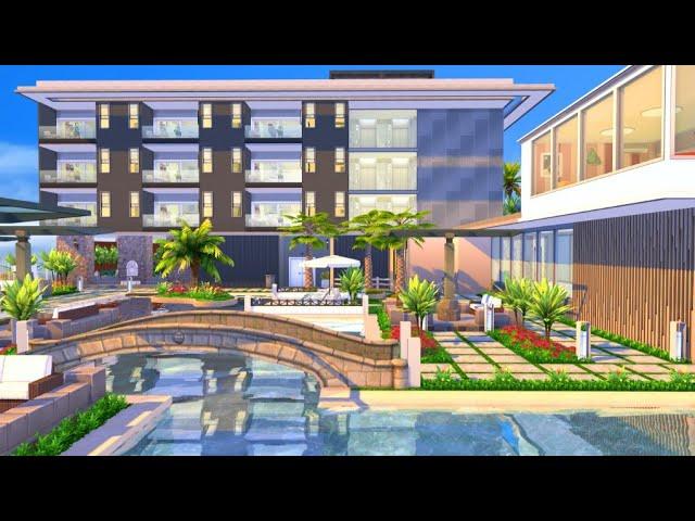 5-Star Luxury Hotel | Stop Motion Build | THE SIMS 4