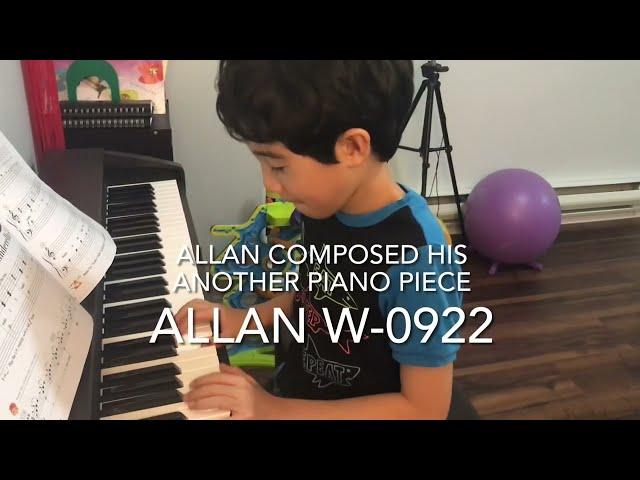 Allan W Composed his another beautiful piano piece- “AllanW0922”