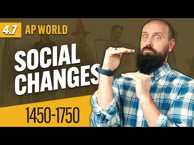 Changing SOCIAL HIERARCHIES, 1450-1750 [AP World History Review—Unit 4 Topic 7]