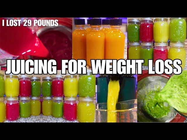 29 POUNDS DOWN! | Juicing for WEIGHT LOSS + Health Benefits & Juicing Recipes