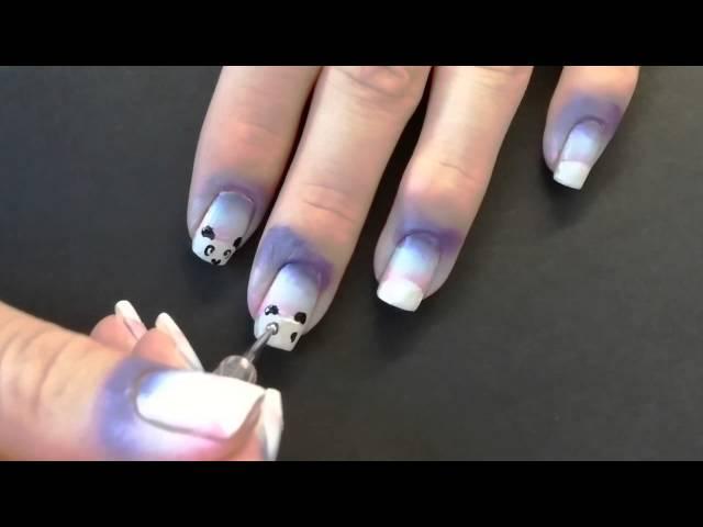 Easy Panda Nail Art Tutorial