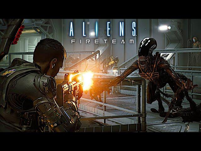 Aliens Fireteam Gameplay Trailer 4K (New Alien Survival Shooter Game 2021)