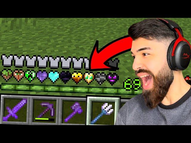 Minecraft მაგრამ სუპერ გულები დავამატე! Minecraft, But I added Custom Hearts