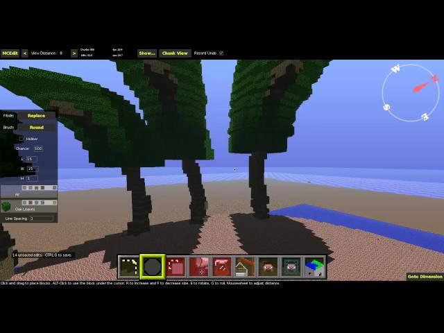 Minecraft Mapping with Vechs 01 Shield Palm