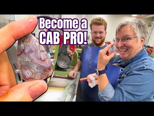 Make the Perfect Cabochon: Kate gets a Step by Step Tutorial from HP Lapidary's Zeke Dalrymple