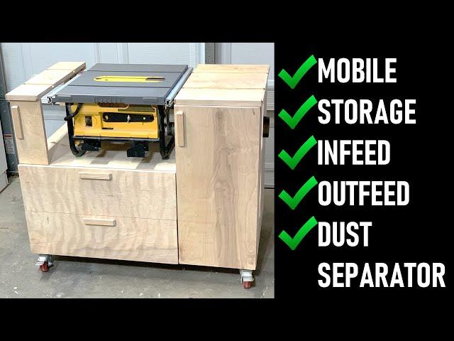 The BEST Mobile Cart for a Table Saw! In my humble opinion of course.