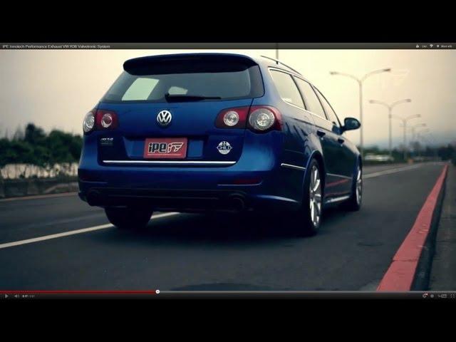 VW R36 iPE Valvetronic Exhaust System