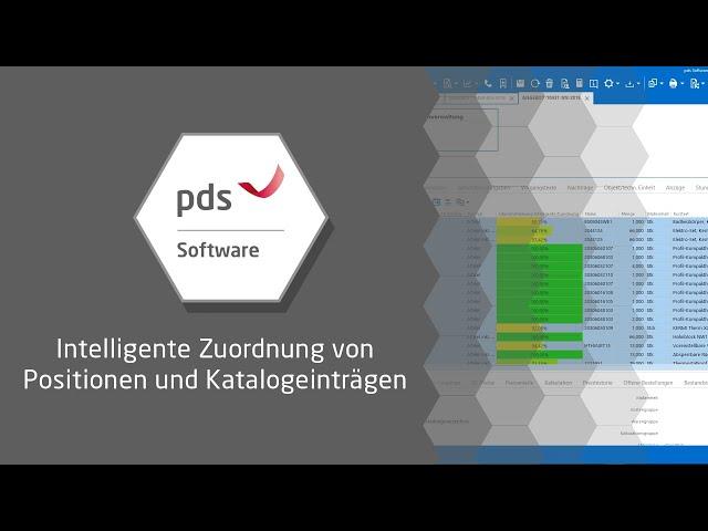 Intelligente Zuordnung in pds Software