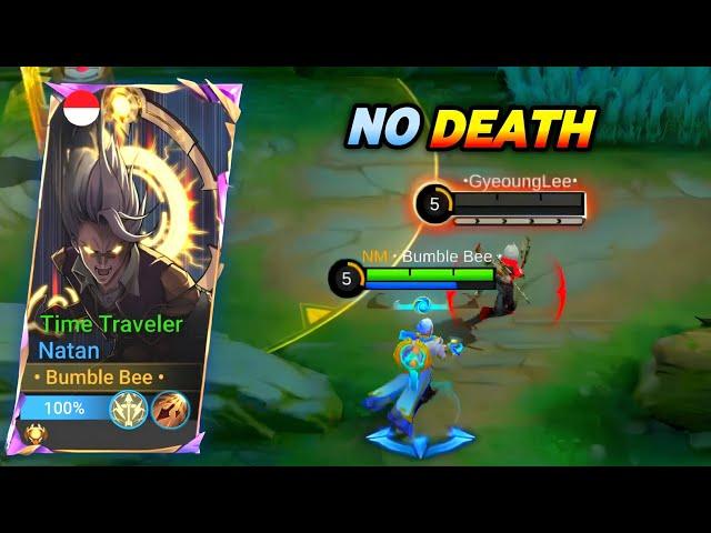 NATAN SOLO RANK TANPA MATI DALAM SATU GAME PAKE SPELL FLIKER #mobilelegends #mlbb #trending