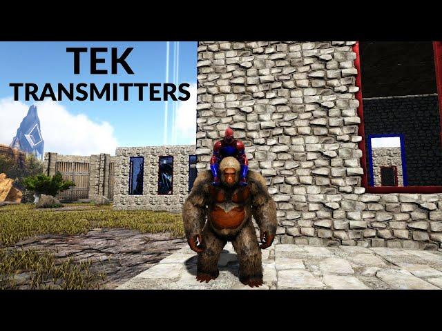 WE FINALLY GOT TEK TRANSMITTERS, SCAN FOR DINOS, ARK VANILLA SEASON