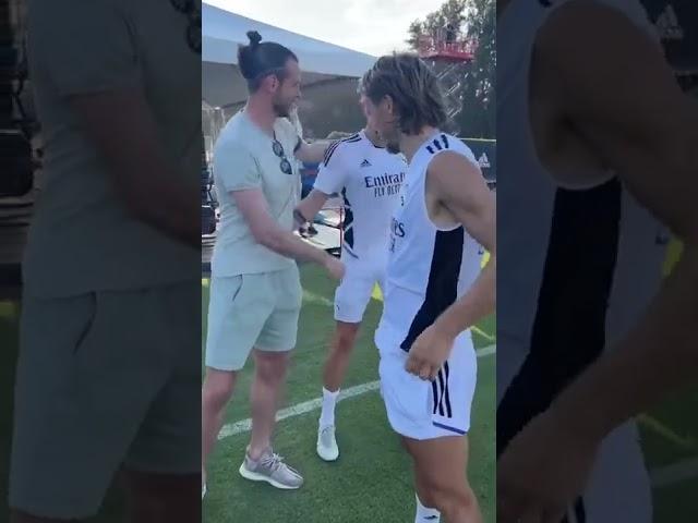 Gareth Bale reunited with Real Madrid in Los Angeles ️