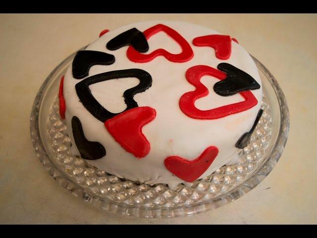 Торт на День Валентина|Cake for Valentine's Day