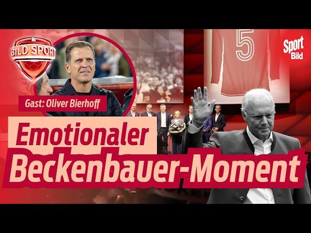 FC Bayern: Emotionen wegen Franz Beckenbauer! ++ Oliver Bierhoff warnt vor Isolation | BILD Sport TV