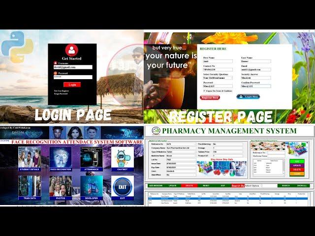 Python Project Tutorial - Make Login and Register Form Step by Step Using vscode And MySQL Database