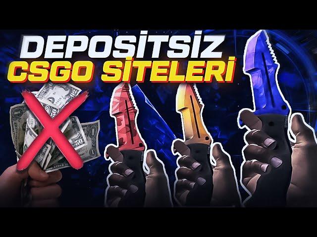 CSGO DEPOSİTSİZ SİTELER 2023 ! CSGO ÜCRETSİZ SKİN ALMAK 2023