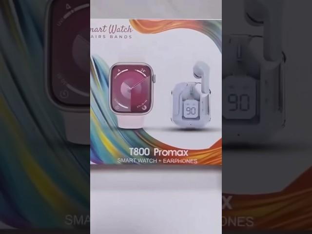 t800 pro max + airpods Combo #shorts #smartwatch