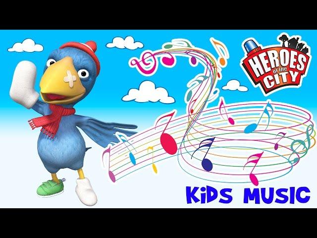 Kids Songs | The Calamity Crow Song - Heroes of the City |  | Car Cartoons | Car Cartoons